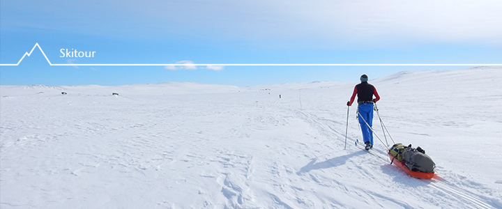 Mit Fjellski und Pulka in der Hardangervidda: Mini-Expedition von Finse nach Ustaoset