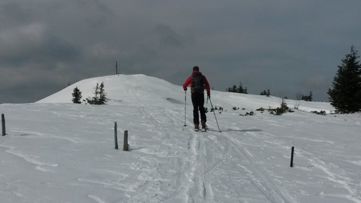 Die letzten ;eter zum Gipfel.