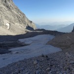 Der Rest vom Schützenfest: Watzmanngletscher