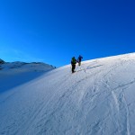 Bereits am Gletscher.