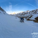 Start an der Martin Busch Hütte.