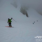 Abfahrtsfreuden am Gletscher