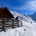 Die Schäferhütte, im Sommer von Italienern auf österreichischem Boden bewirtschaftet.